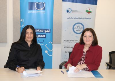 الجمعية الأردنية للعناية بالسكري" و"الجمعية الملكية للتوعية الصحية" توقعان اتفاقية تعاون لدعم طلبة المدارس المتعايشين مع السكري من النوع الأول